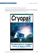 Preview for 11 page of Cryopak Contactless Temperature Logger Detailed User Manual