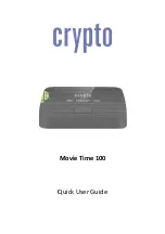 Preview for 8 page of Crypto Movie Time 100 Quick User Manual