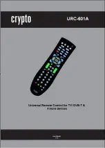 Предварительный просмотр 1 страницы Crypto URC-601A User Manual