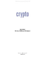 Предварительный просмотр 1 страницы Crypto WU300N User Manual