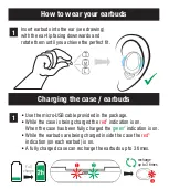 Предварительный просмотр 2 страницы Crystal Acoustics AirBuds TWS1 User Manual