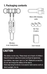 Предварительный просмотр 2 страницы Crystal Acoustics BIE-04 User Manual