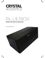 Crystal Acoustics BlueBox User Manual предпросмотр