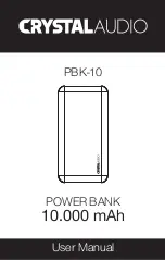 Crystal Acoustics PBK-10 User Manual предпросмотр