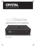 Предварительный просмотр 1 страницы Crystal Acoustics ?ppStreamer User Manual