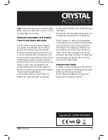 Предварительный просмотр 19 страницы Crystal Acoustics ?ppStreamer User Manual