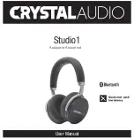 Crystal Acoustics Studio1 User Manual предпросмотр