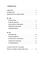 Предварительный просмотр 3 страницы Crystal Acoustics TR - 100 Manual