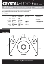 Предварительный просмотр 1 страницы Crystal Acoustics WiSound 3D-75 Quick Manual