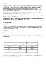 Preview for 5 page of crystal fires CONNELLY GAS STOVE Installation & Servicing Book