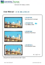 Предварительный просмотр 1 страницы Crystal Image Technologies LCD-AP-K32 User Manual