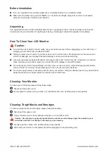 Предварительный просмотр 4 страницы Crystal Image Technologies LCD-AP-K32 User Manual