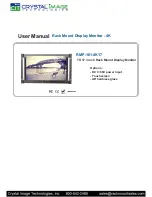 Crystal Image Technologies RMP-161-4K17 User Manual предпросмотр