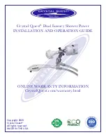 Preview for 1 page of Crystal Quest CQE-SP-00807 Installation And Operation Manual