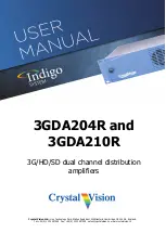 Crystal Vision 3GDA204R User Manual preview