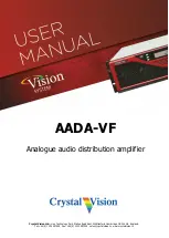 Crystal Vision AADA-VF User Manual preview