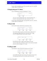 Предварительный просмотр 25 страницы Crystal Vision CoCo104 User Manual
