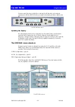 Предварительный просмотр 18 страницы Crystal Vision DEC104S User Manual