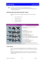 Предварительный просмотр 19 страницы Crystal Vision DEC104S User Manual