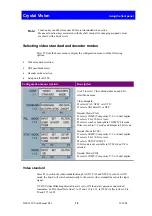 Предварительный просмотр 20 страницы Crystal Vision DEC105S User Manual