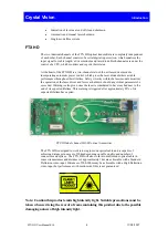 Preview for 5 page of Crystal Vision FTX HD User Manual