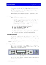 Preview for 13 page of Crystal Vision FTX HD User Manual