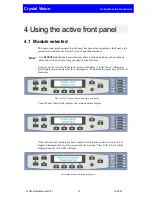 Preview for 11 page of Crystal Vision FTX202 User Manual