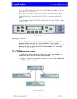 Preview for 13 page of Crystal Vision FTX202 User Manual