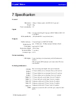 Preview for 19 page of Crystal Vision FTX202 User Manual