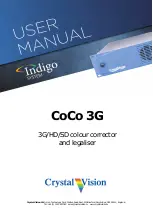 Crystal Vision Indigo CoCo 3G User Manual preview