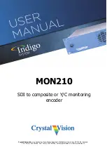 Crystal Vision Indigo CoolFlow MON210 User Manual предпросмотр