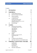 Предварительный просмотр 2 страницы Crystal Vision Indigo DT User Manual