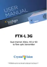 Crystal Vision Indigo FTX-L 3G User Manual preview