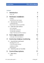 Preview for 2 page of Crystal Vision Indigo FTX-L 3G User Manual