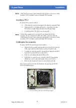 Preview for 10 page of Crystal Vision Indigo PSU-160i User Manual