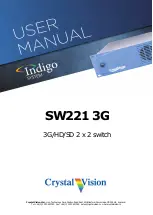 Crystal Vision Indigo SW221 3G User Manual preview