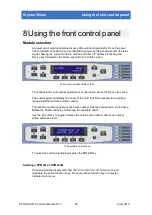 Preview for 23 page of Crystal Vision Indigo SYN 3G User Manual