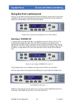 Preview for 21 page of Crystal Vision Indigo TANDEM 320 User Manual