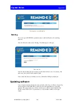 Предварительный просмотр 19 страницы Crystal Vision REMIND-E User Manual