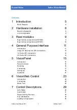 Предварительный просмотр 2 страницы Crystal Vision Safire 3 User Manual