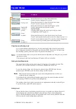 Предварительный просмотр 58 страницы Crystal Vision SYNNER-E 3G User Manual