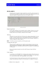 Предварительный просмотр 64 страницы Crystal Vision SYNNER-E 3G User Manual