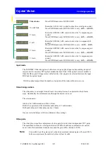 Предварительный просмотр 22 страницы Crystal Vision TANDEM 3G User Manual