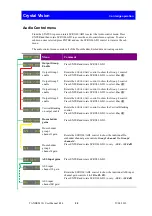 Предварительный просмотр 23 страницы Crystal Vision TANDEM 3G User Manual