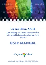 Предварительный просмотр 1 страницы Crystal Vision Up-and-down-A User Manual