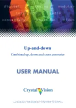 Предварительный просмотр 1 страницы Crystal Vision Up-and-down User Manual