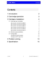 Preview for 2 page of Crystal Vision VDA110M User Manual