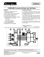 Crystal CDB5400 Manual preview