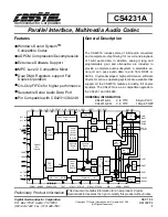 Crystal CS4231A Manual предпросмотр