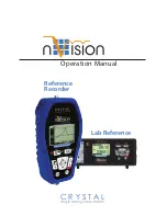 Crystal nVision Lab Reference Recorder Operation Manual preview